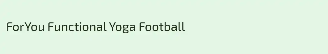 ForYou Functional Yoga Football